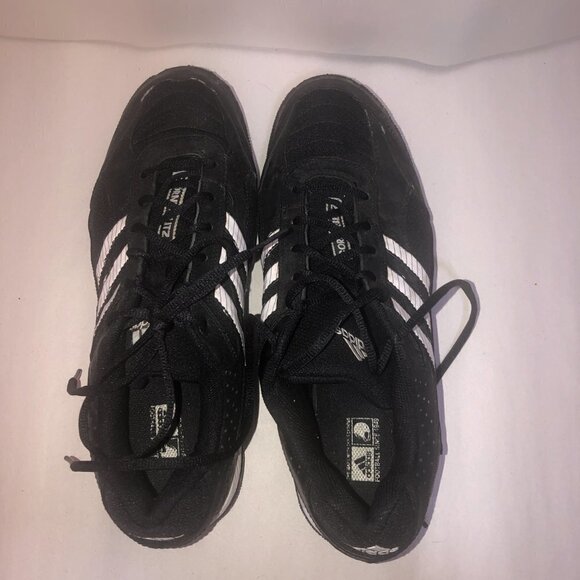 ADIDAS Cleats Mens Size 12 Black White Adituff Athletic Shoes - Picture 4 of 13